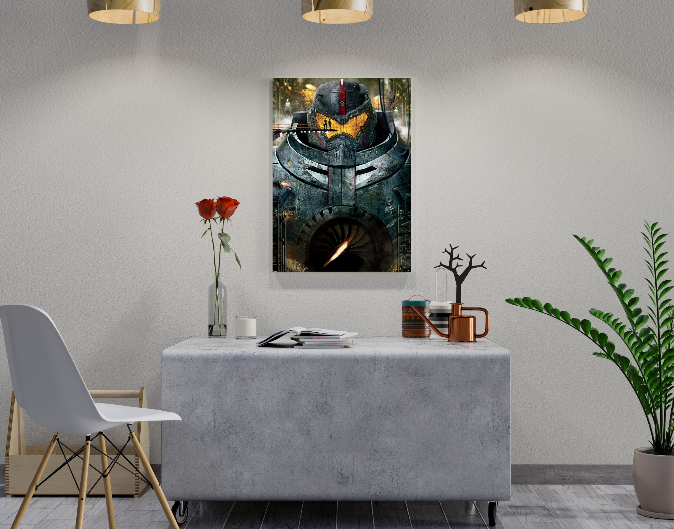 "PACIFIC RIM: MOVIE"- Shiny & Sturdy Metallic Poster Art That Pops & Sticks (Literally!)