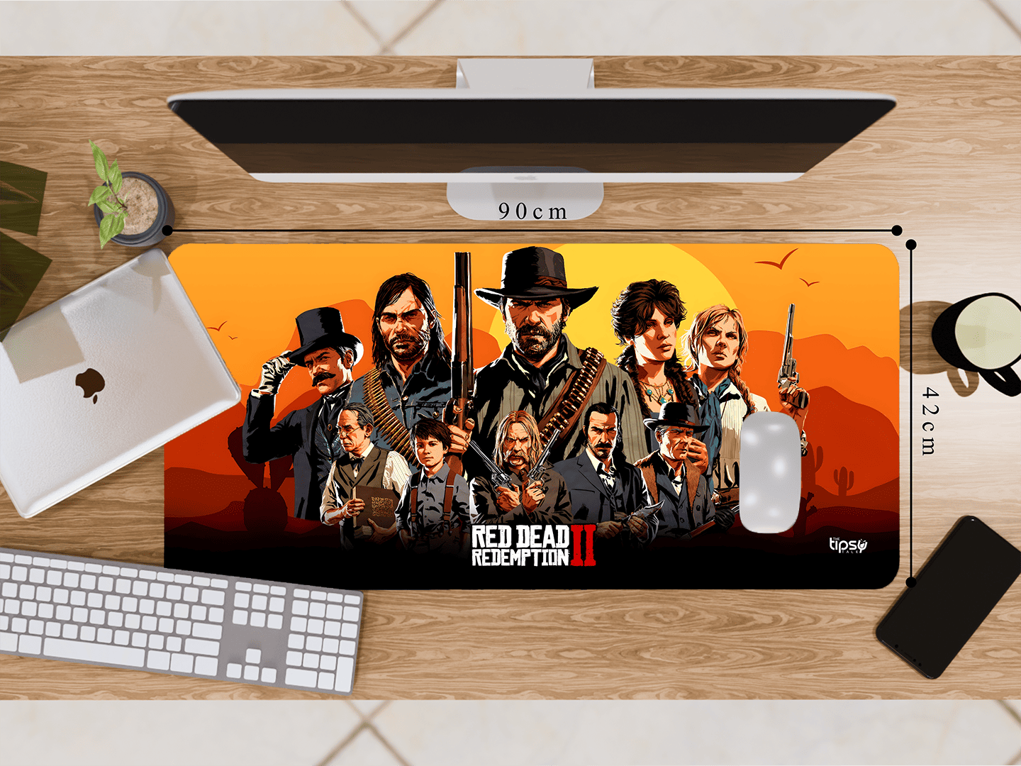 "RED DEAD REDEMPTION II" Gaming Mousepad Elevate Your Gaming Experience
