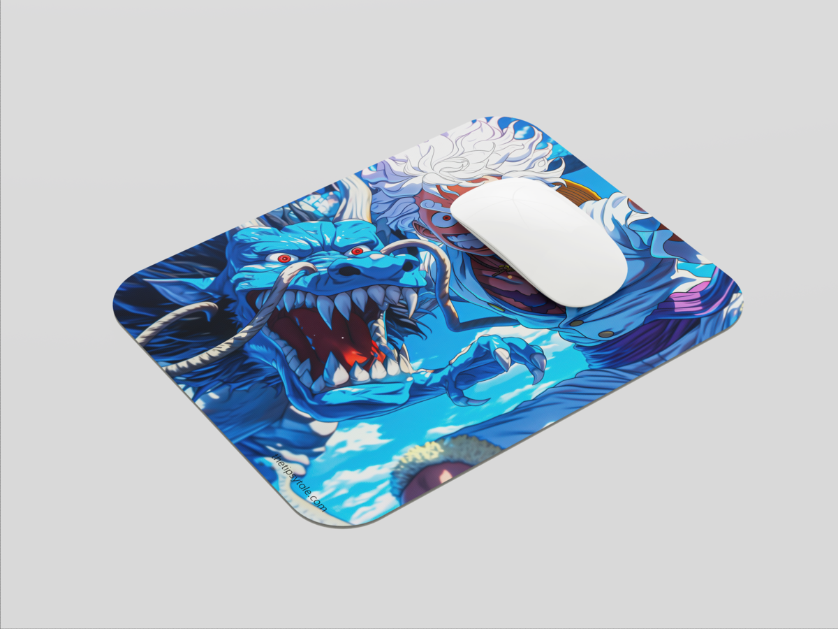 "LUFFY VS KAIDO" Mousepad: Enhance Your Workspace with Style