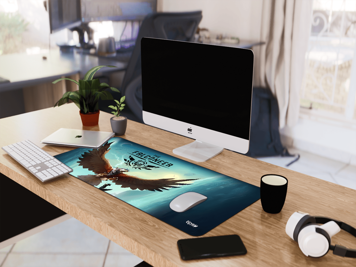 "THE FALCONEER" Gaming Mousepad Elevate Your Gaming Experience
