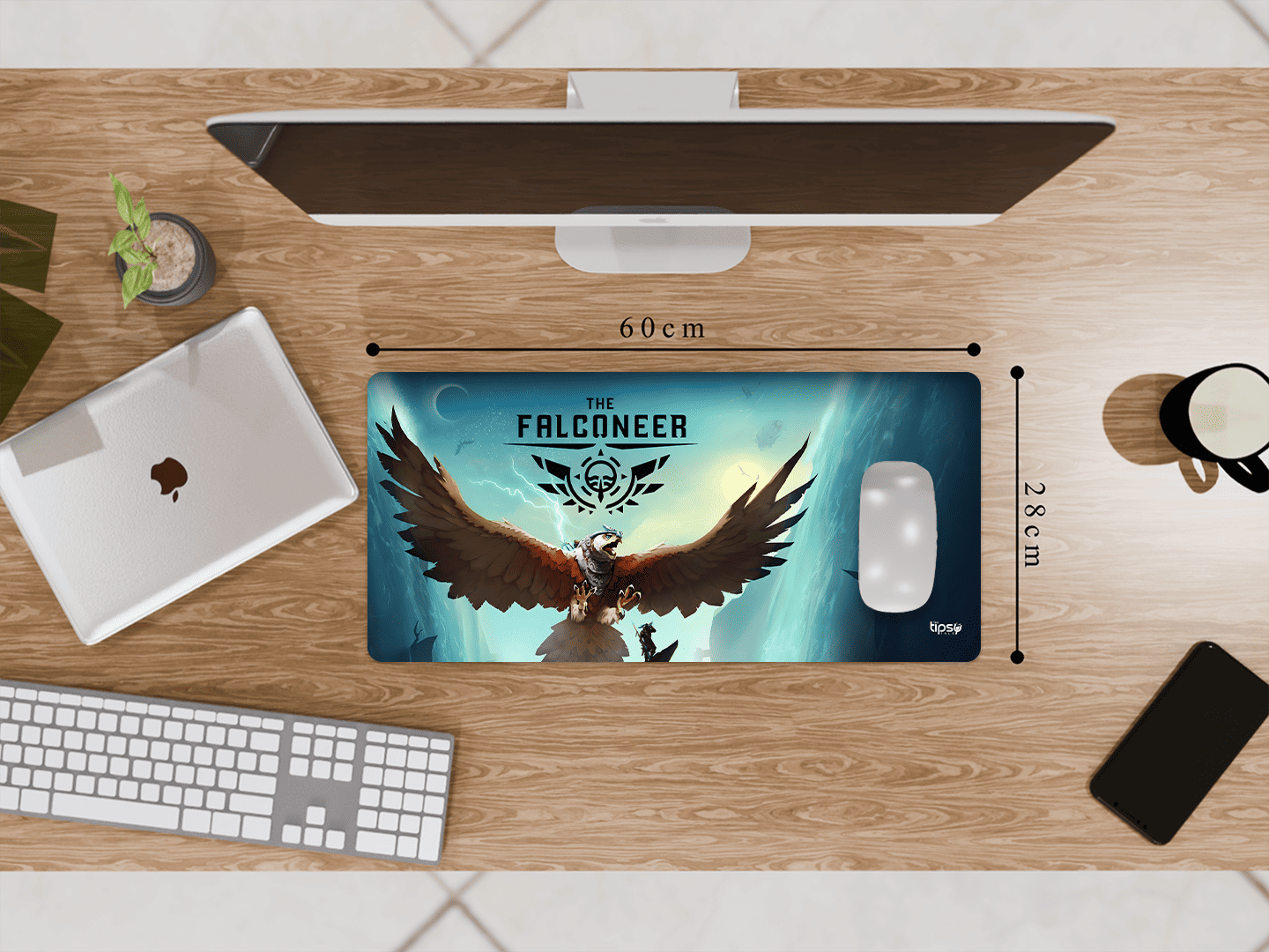 "THE FALCONEER" Gaming Mousepad Elevate Your Gaming Experience