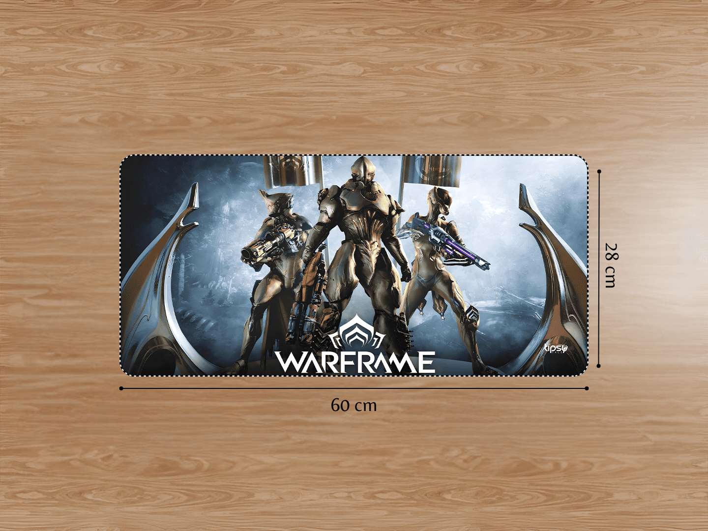 "GOLD ARMOUR WARFRAME" Gaming Mousepad Elevate Your Gaming Experience