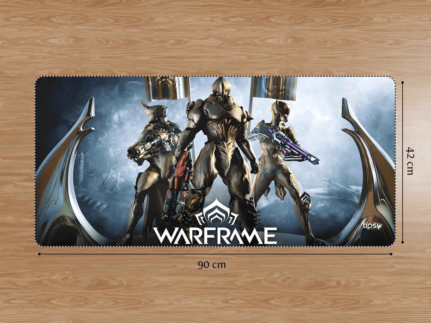 "GOLD ARMOUR WARFRAME" Gaming Mousepad Elevate Your Gaming Experience