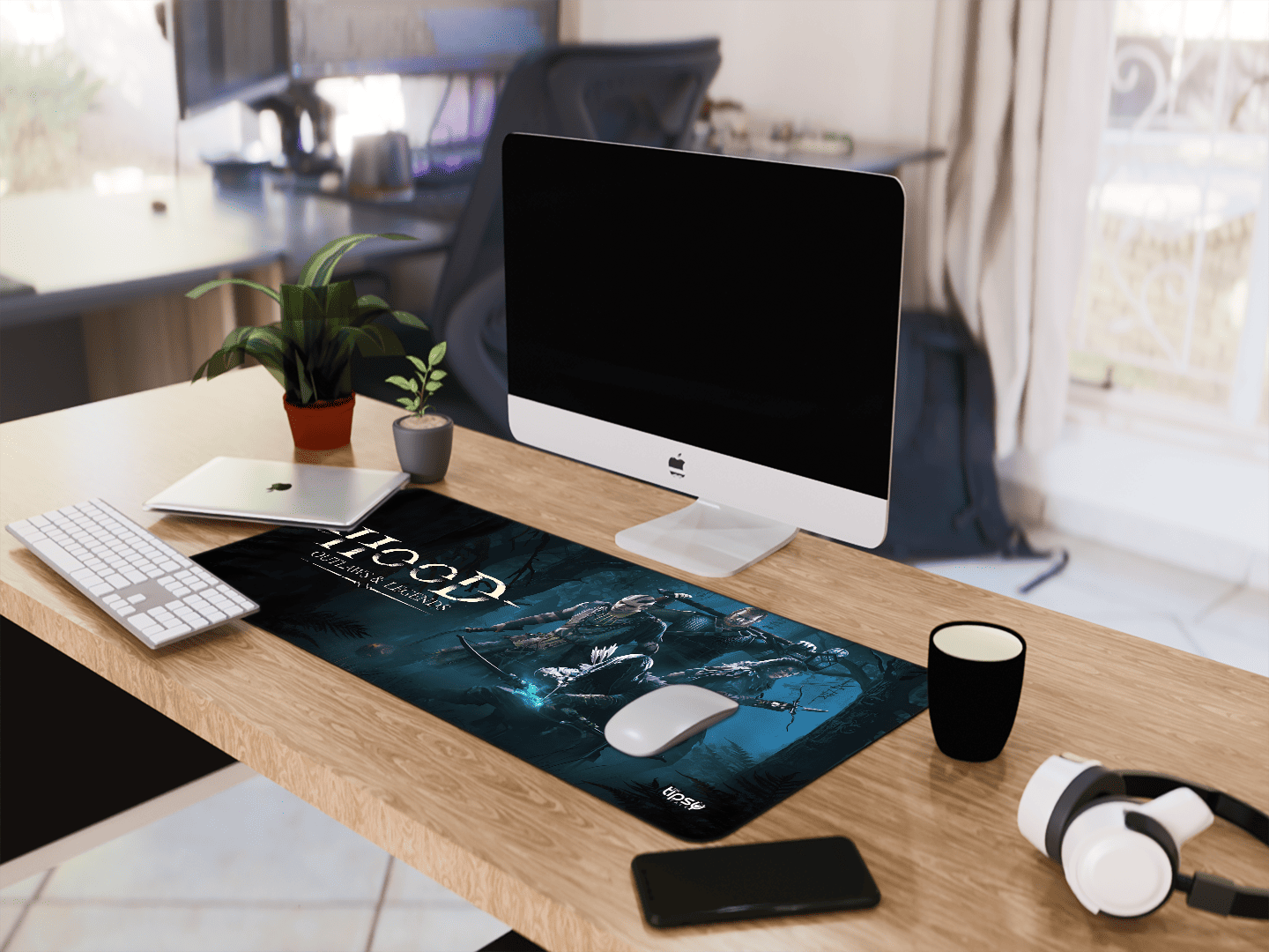 "HOOD OUTLAWS & LEGENDS" Gaming Mousepad Elevate Your Gaming Experience