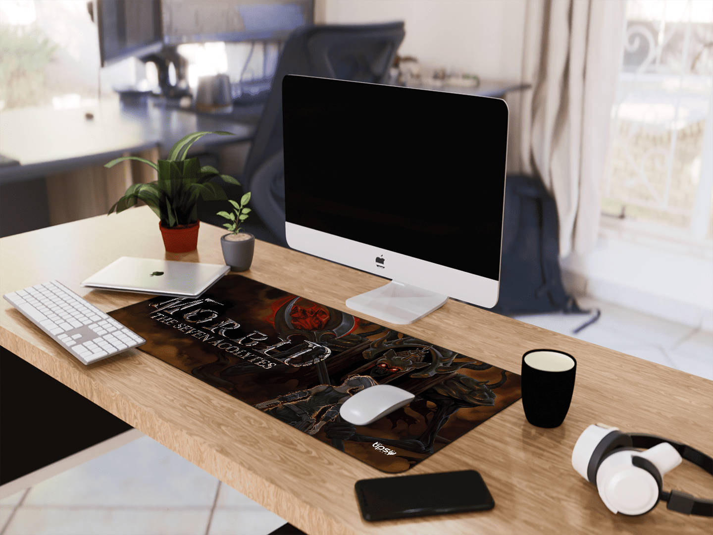 "MORBID THE SEVEN ACOLYTES" Gaming Mousepad Elevate Your Gaming Experience