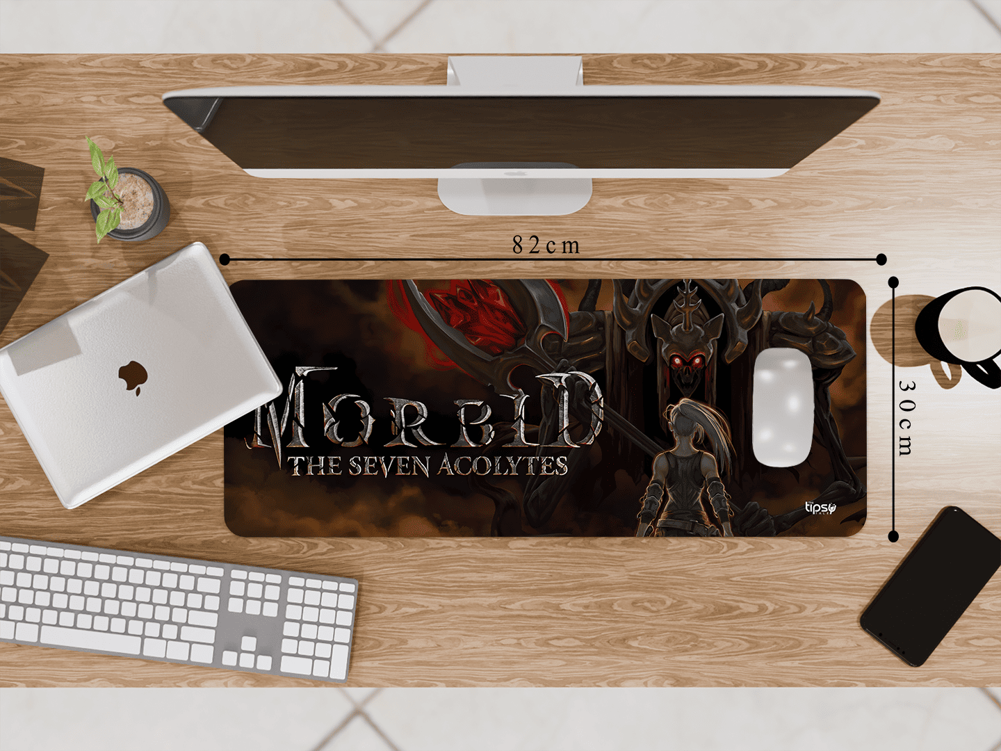 "MORBID THE SEVEN ACOLYTES" Gaming Mousepad Elevate Your Gaming Experience