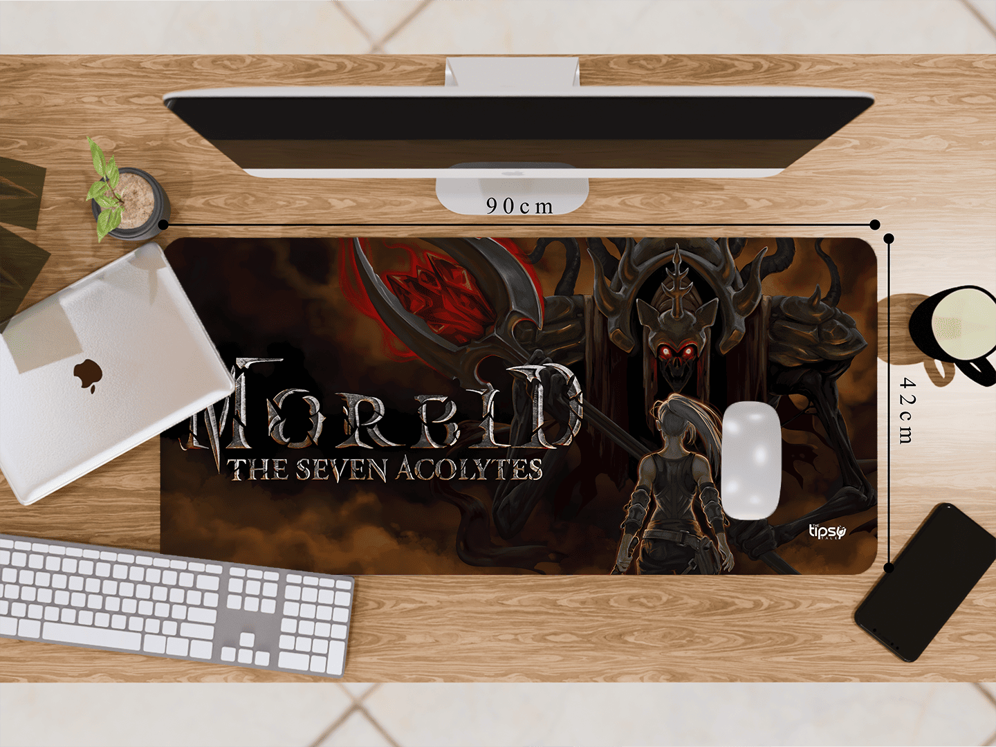 "MORBID THE SEVEN ACOLYTES" Gaming Mousepad Elevate Your Gaming Experience