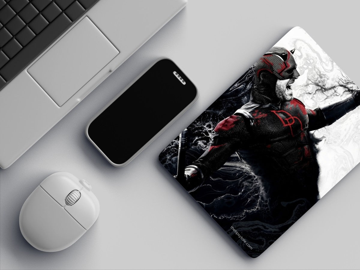 "DARE DEVIL BORN AGAIN - DD" Mousepad: Enhance Your Workspace with Style