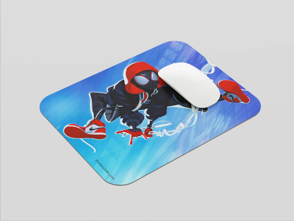 "MILES MORALES - DIGITAL ART" Mousepad: Enhance Your Workspace with Style