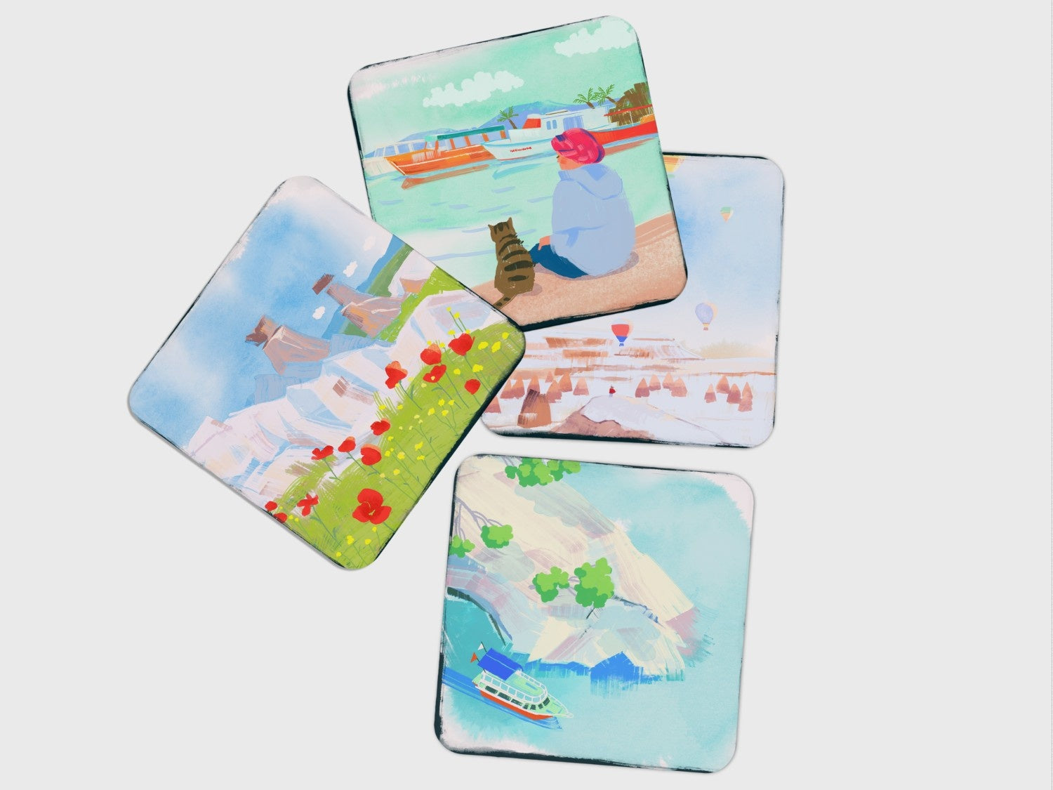 "Nature Lover" Coaster Set of 4