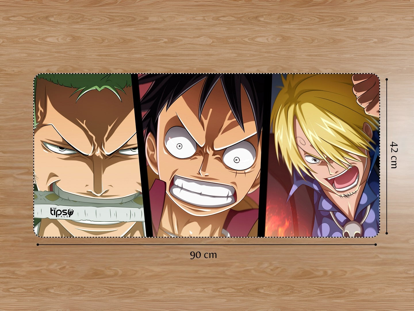 "RORONOA ZORO MONKEY - ANIME " Gaming Mousepad Elevate Your Gaming Experience