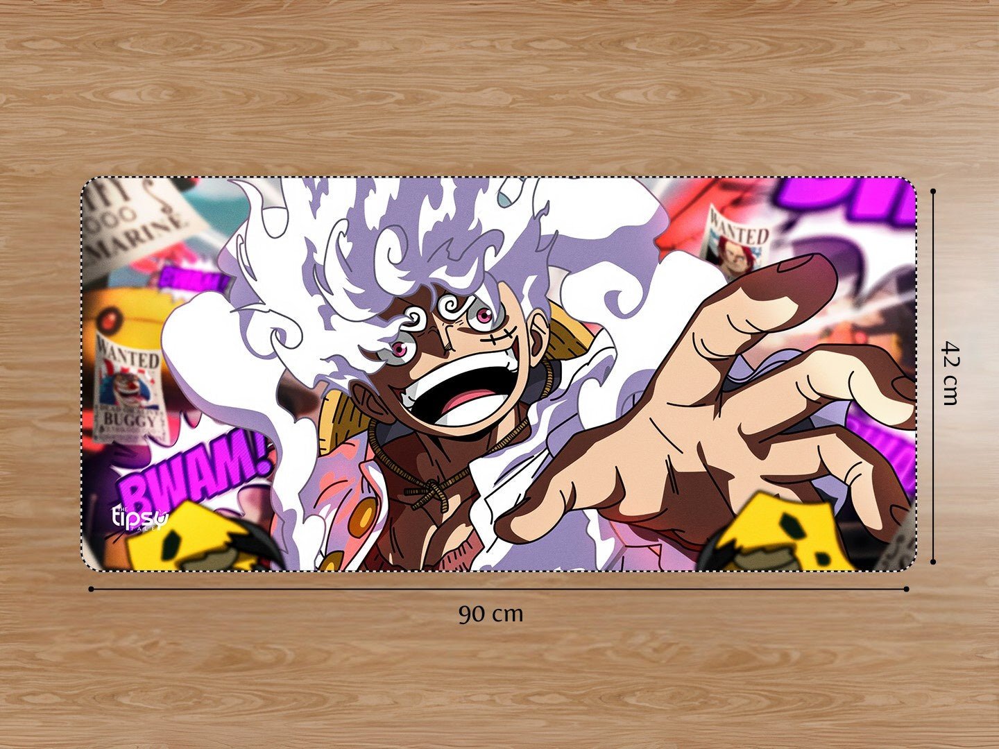 "SUN GOD NIKA MONKEY -ONE PIECE" Gaming Mousepad Elevate Your Gaming Experience