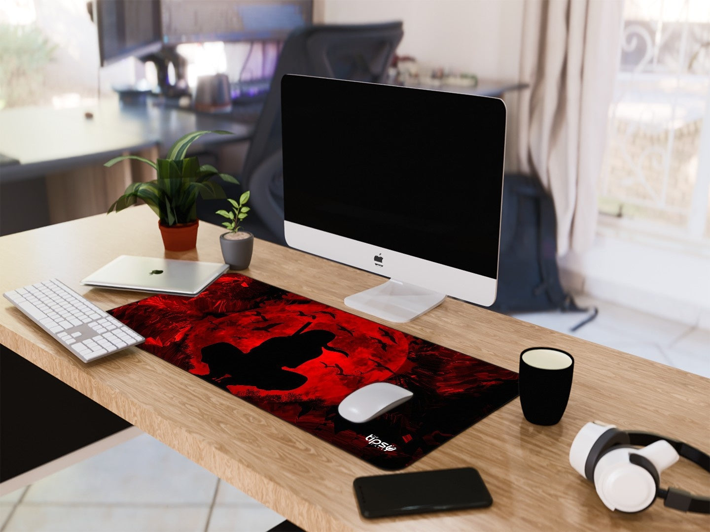 " ITACHI UCHIKA DARK " Gaming Mousepad Elevate Your Gaming Experience