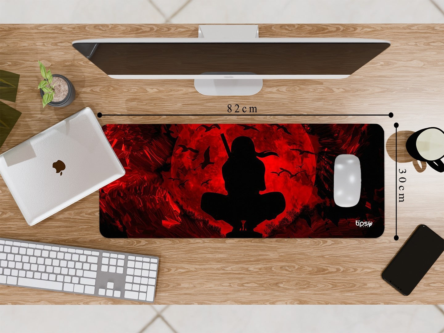 " ITACHI UCHIKA DARK " Gaming Mousepad Elevate Your Gaming Experience