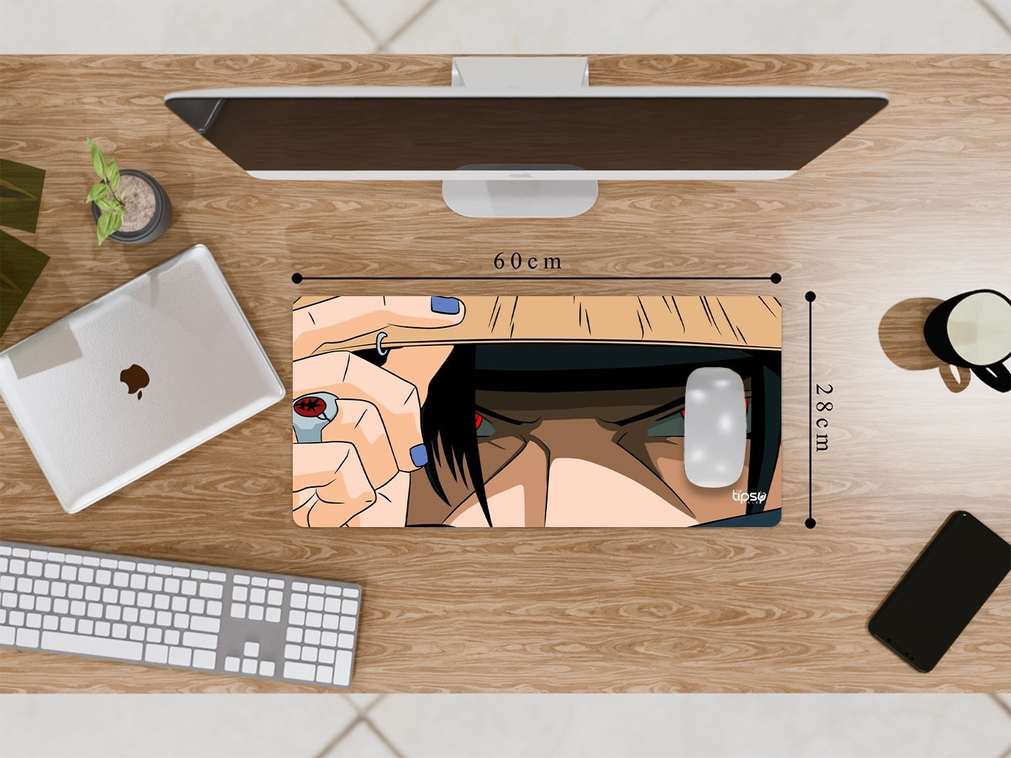 "ITACHI UCHIHA - SHARINGAN" Gaming Mousepad Elevate Your Gaming Experience