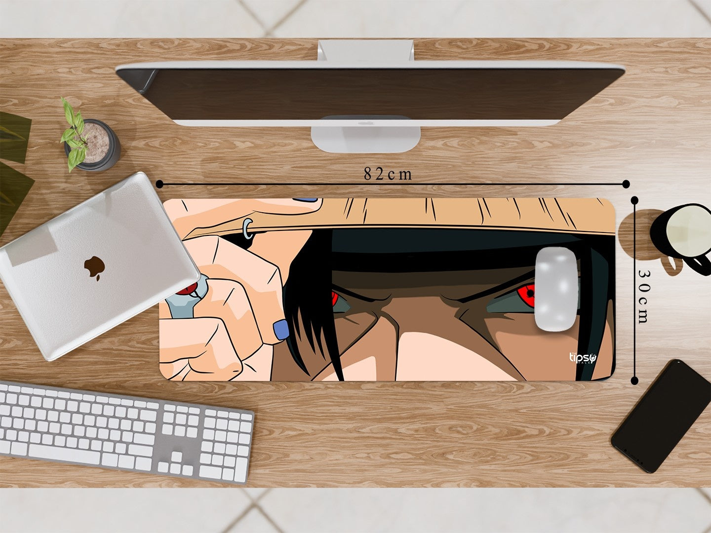 "ITACHI UCHIHA - SHARINGAN" Gaming Mousepad Elevate Your Gaming Experience