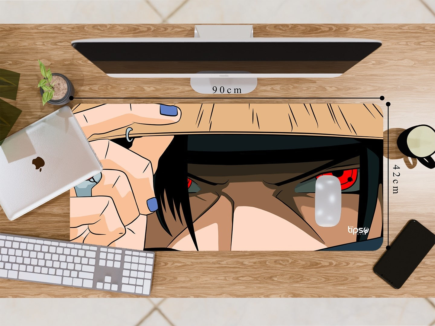 "ITACHI UCHIHA - SHARINGAN" Gaming Mousepad Elevate Your Gaming Experience