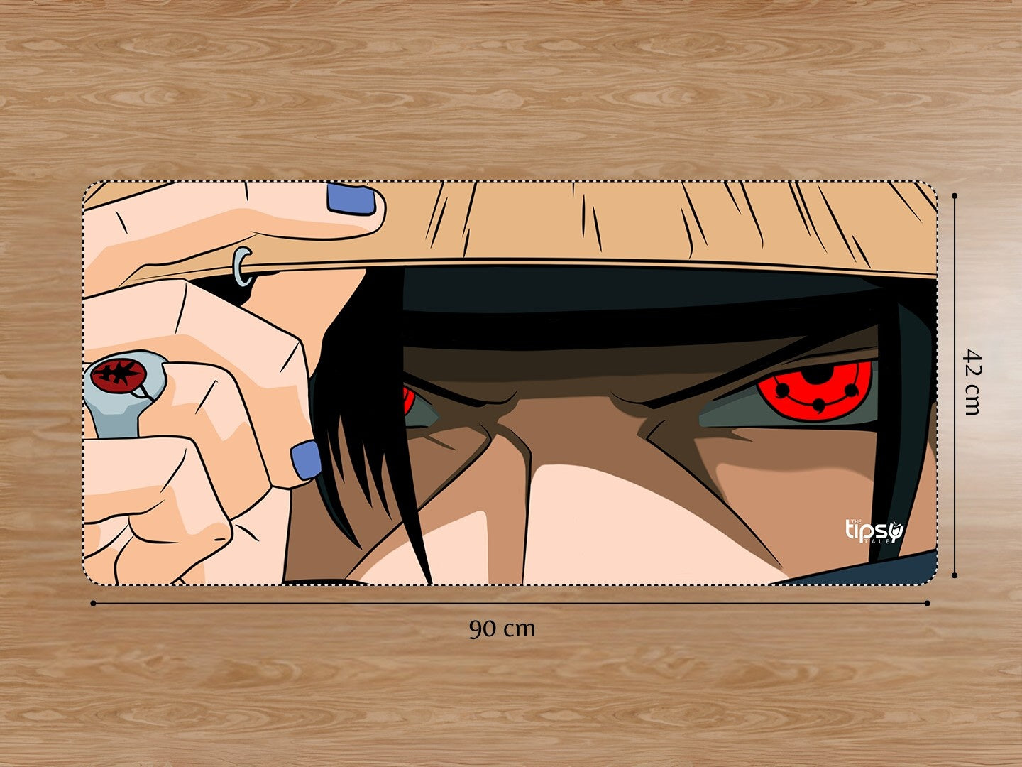 "ITACHI UCHIHA - SHARINGAN" Gaming Mousepad Elevate Your Gaming Experience