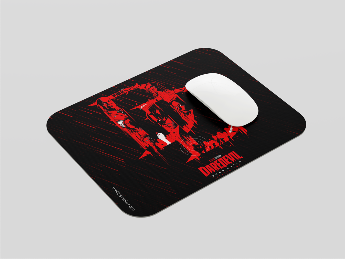 "S02 DARE DEVIL - FISK" Mousepad: Enhance Your Workspace with Style