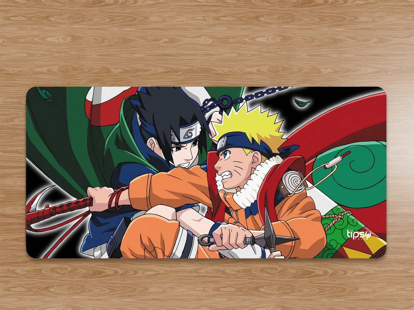 "SASUKE VS NARUTO - VIBRANT BG" Gaming Mousepad Elevate Your Gaming Experience