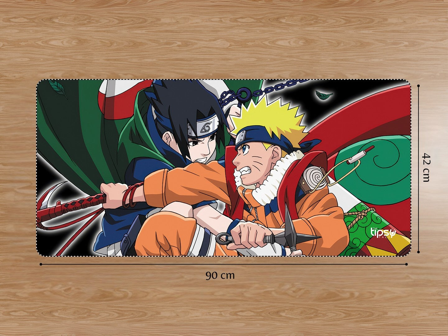 "SASUKE VS NARUTO - VIBRANT BG" Gaming Mousepad Elevate Your Gaming Experience