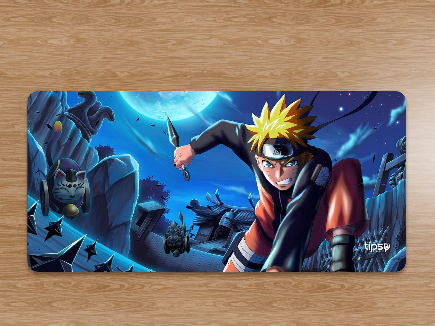 "NARUTO UZUMAKI ACTION POWER" Gaming Mousepad Elevate Your Gaming Experience