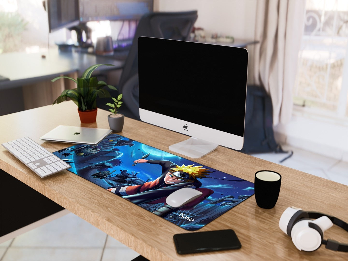 "NARUTO UZUMAKI ACTION POWER" Gaming Mousepad Elevate Your Gaming Experience
