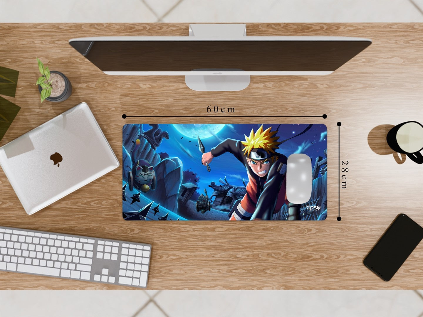 "NARUTO UZUMAKI ACTION POWER" Gaming Mousepad Elevate Your Gaming Experience