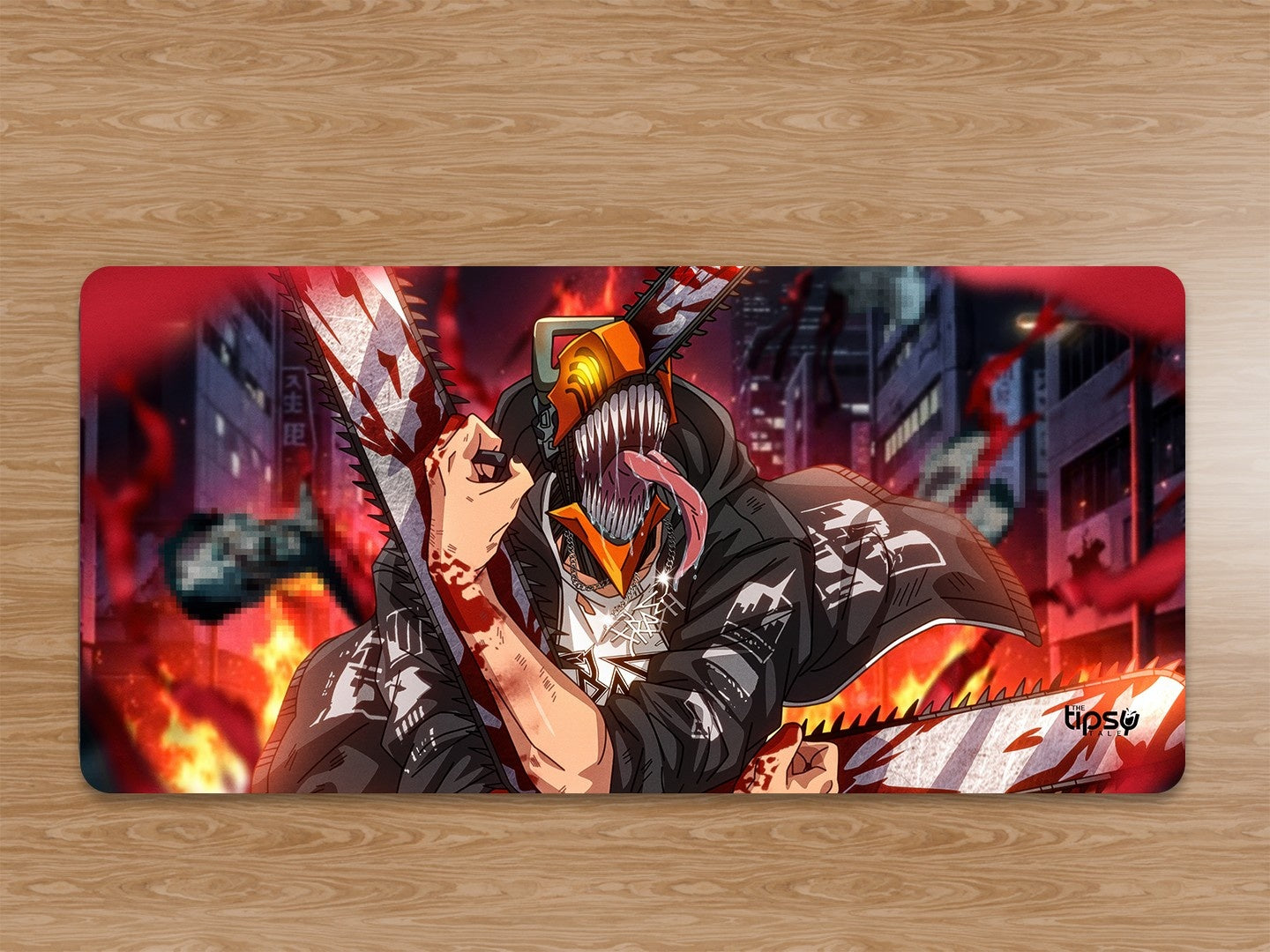 "DENJI BLOODY BADASS" Gaming Mousepad Elevate Your Gaming Experience