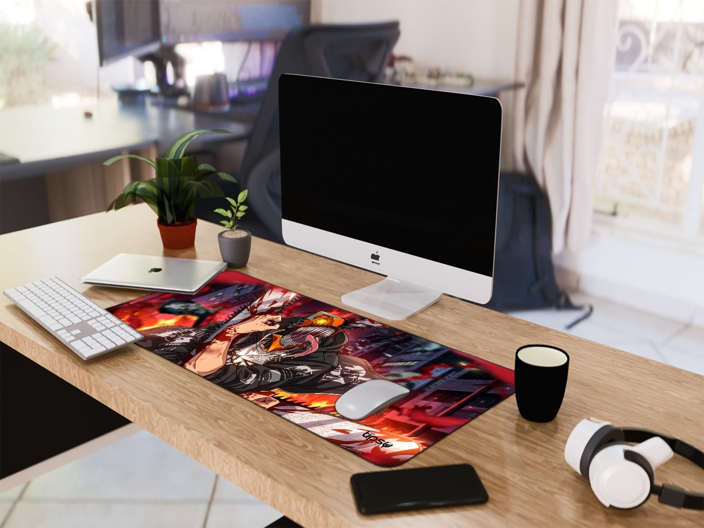 "DENJI BLOODY BADASS" Gaming Mousepad Elevate Your Gaming Experience