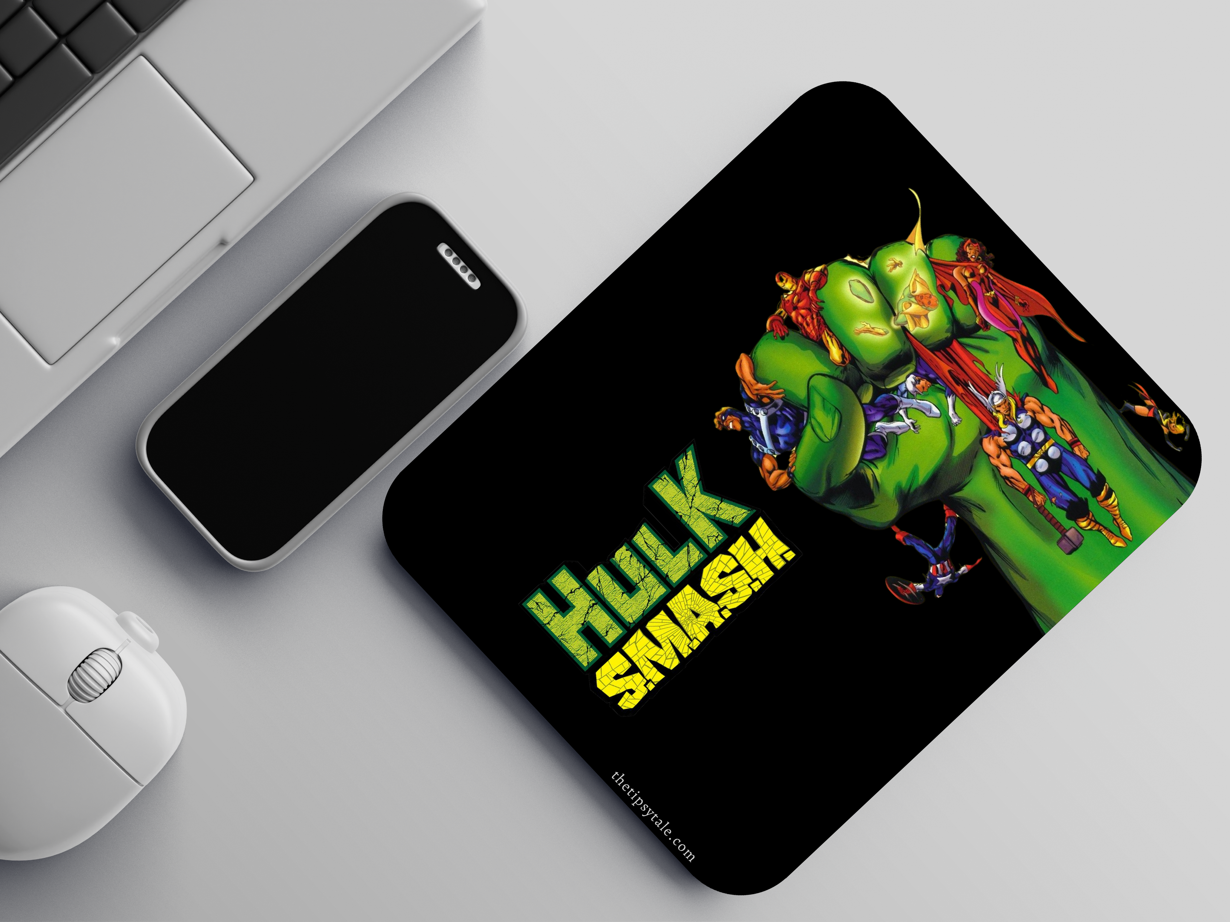 "ONE GRIP HULK SMASH:MOVIE" Mousepad Enhance Your Workspace with Style