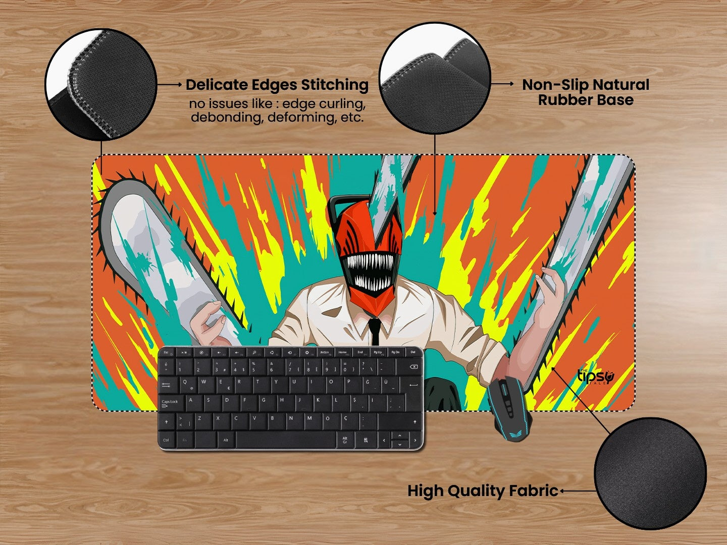 "CHAINSAW MAN MANGA SERIES - ANIME" Gaming Mousepad Elevate Your Gaming Experience