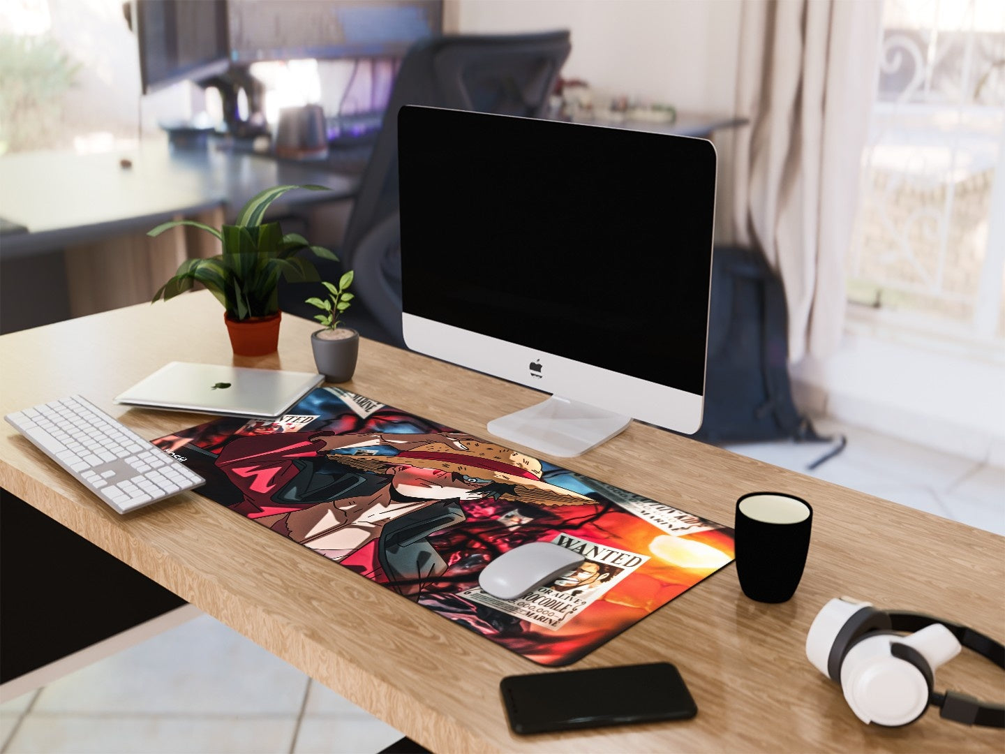 "MONKEY D LUFFY WANTED - DEAD OR ALIVE " Gaming Mousepad Elevate Your Gaming Experience