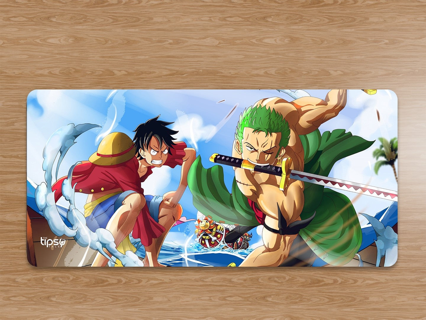 "MONKEY D LUFFY VS ZORO" Gaming Mousepad Elevate Your Gaming Experience