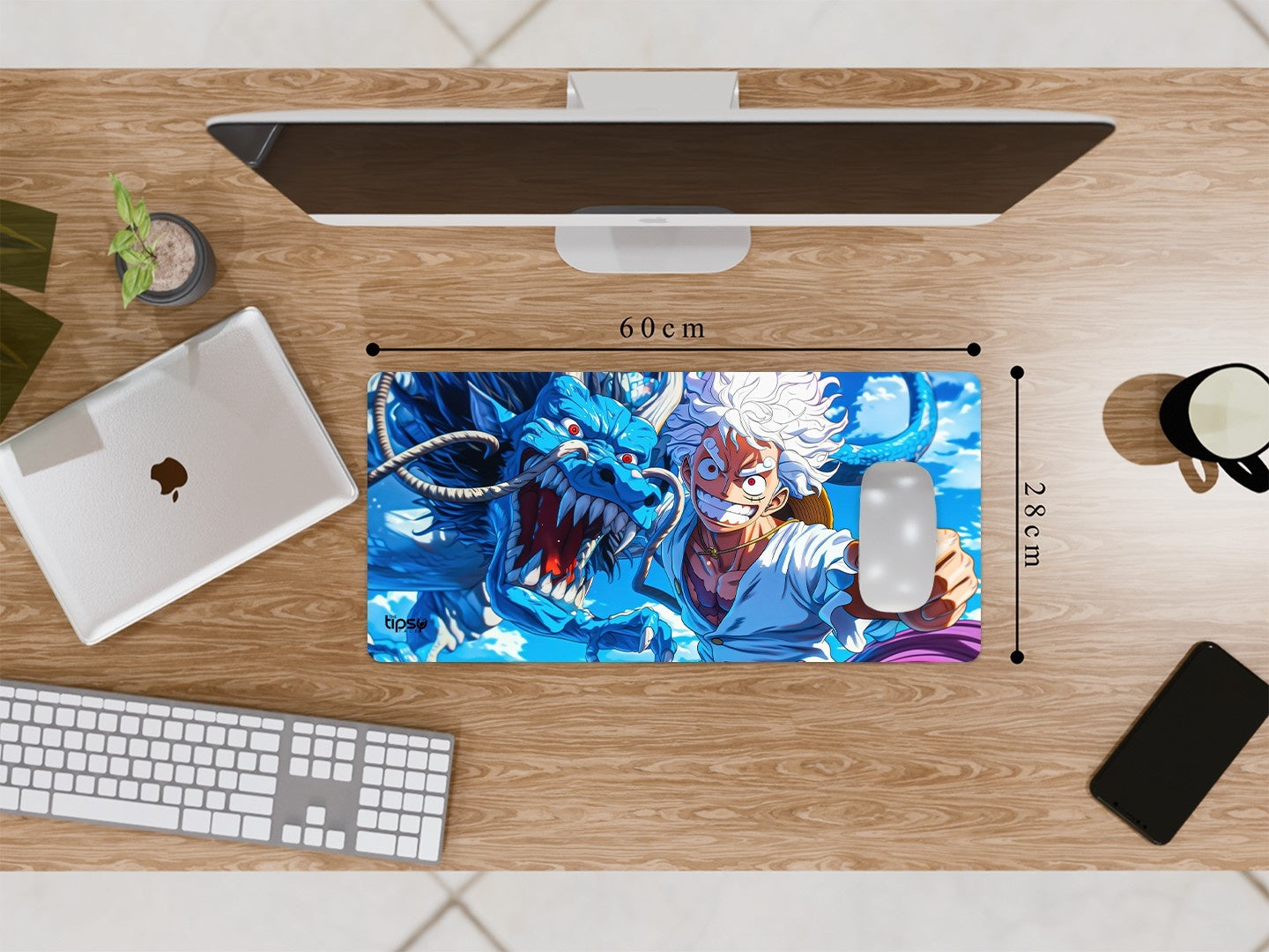 "LUFFY VS KAIDO" Gaming Mousepad Elevate Your Gaming Experience