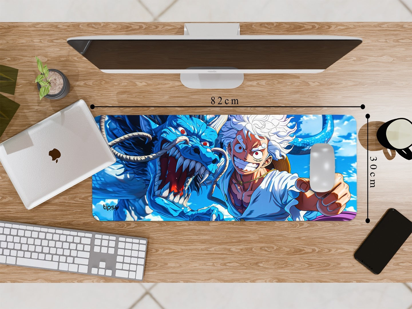 "LUFFY VS KAIDO" Gaming Mousepad Elevate Your Gaming Experience