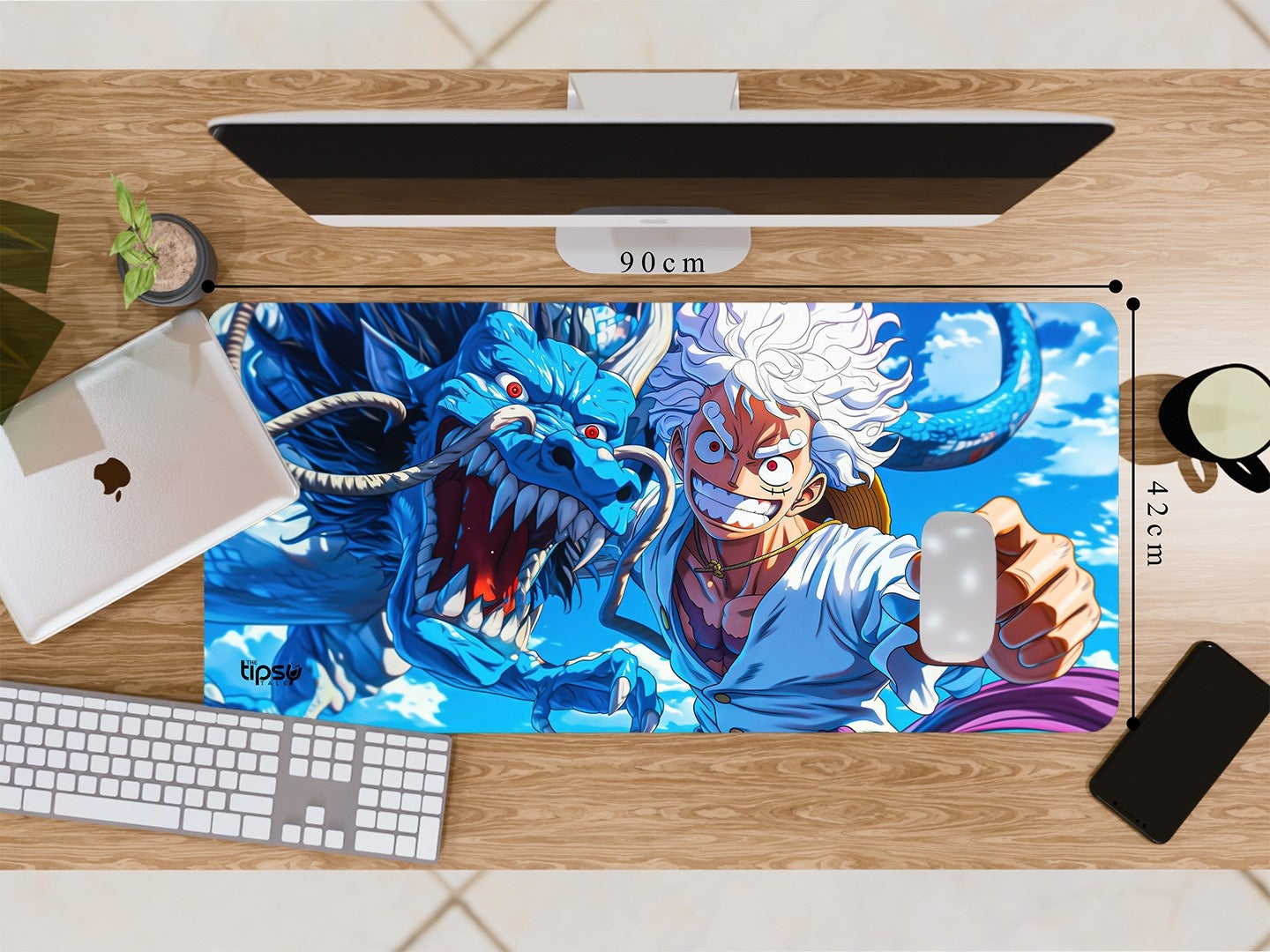 "LUFFY VS KAIDO" Gaming Mousepad Elevate Your Gaming Experience