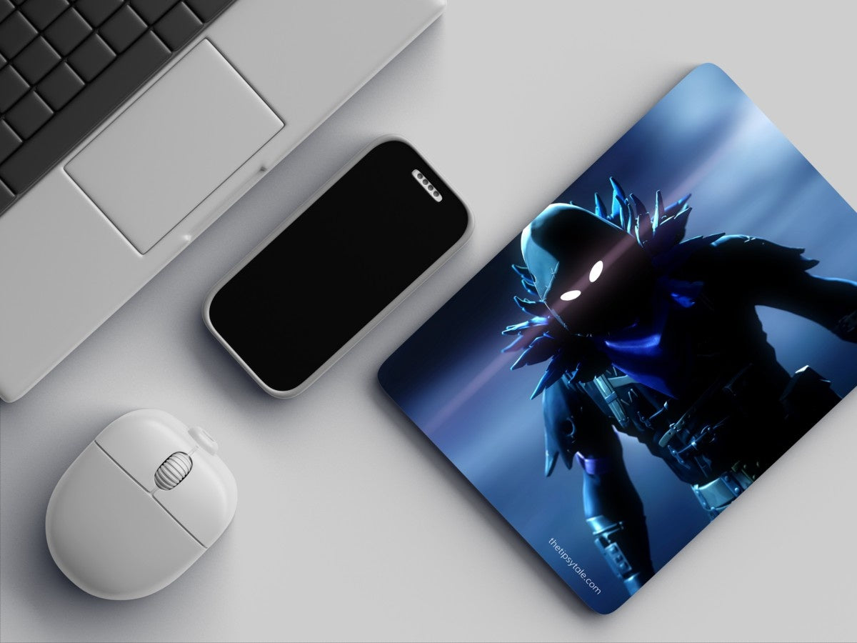"RAVEN FORTNITE - BATTLE ROYALE" Mousepad: Enhance Your Workspace with Style