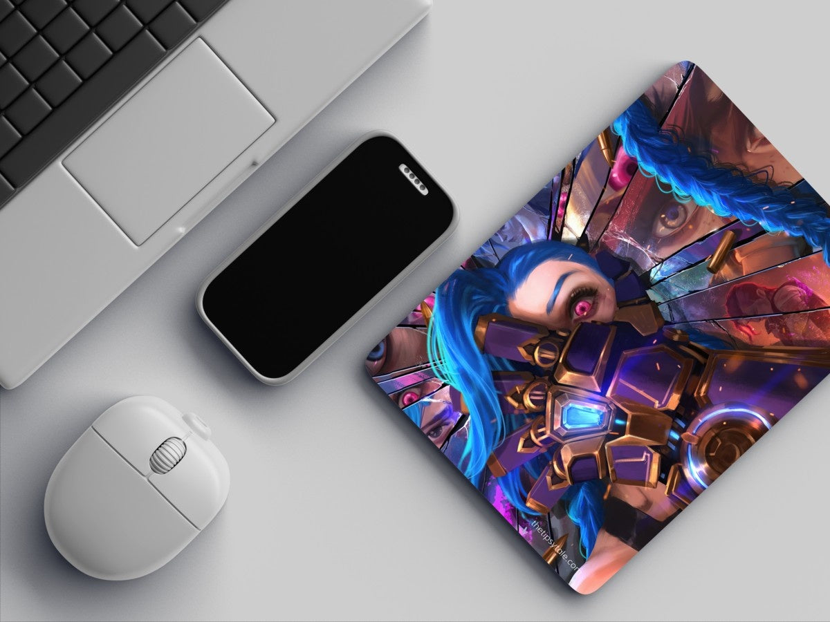"JINX ARCANE - DILLUSION" Mousepad: Enhance Your Workspace with Style
