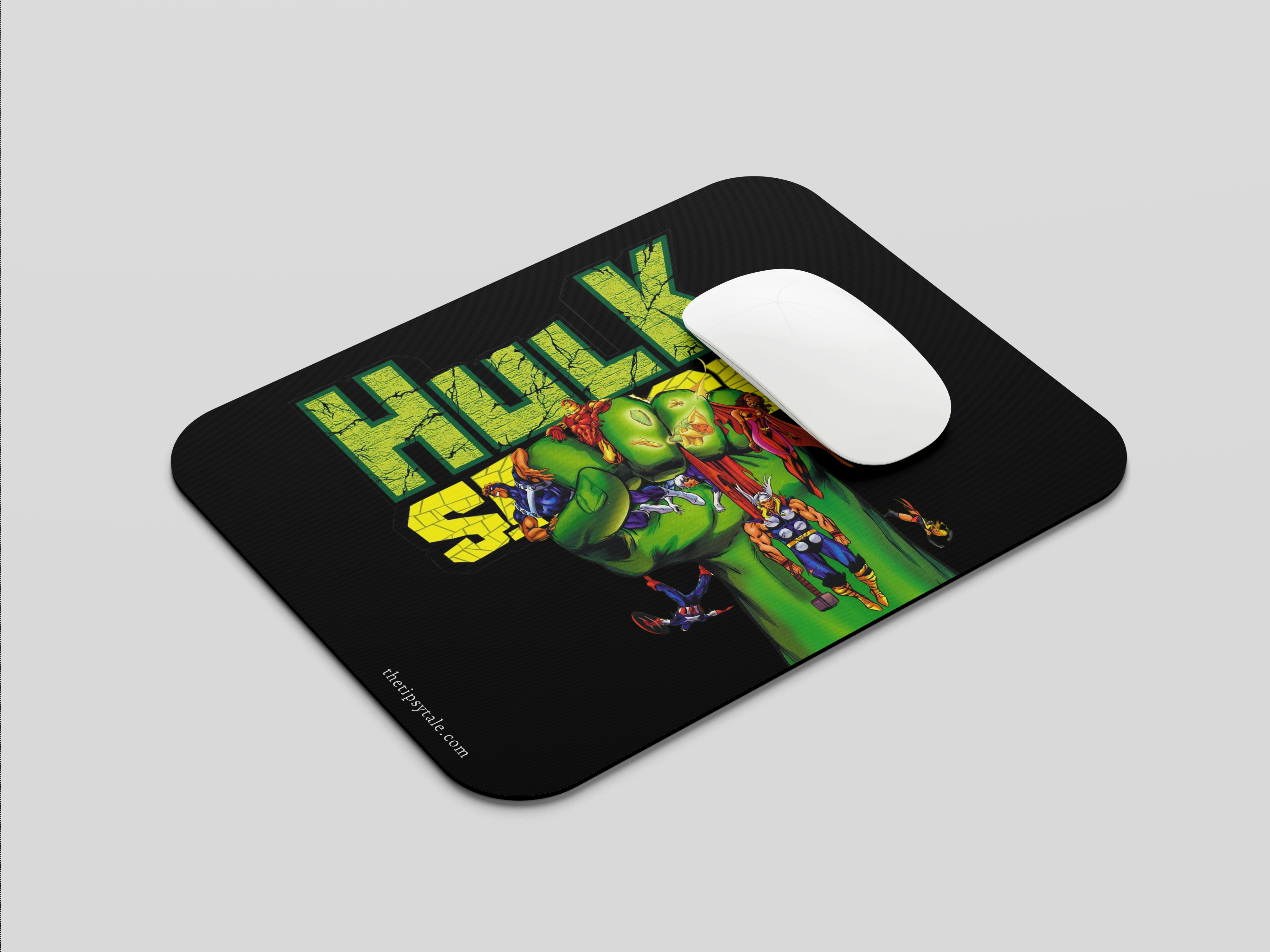 "GREEN HULK SMASH:MOVIE" Mousepad Enhance Your Workspace with Style
