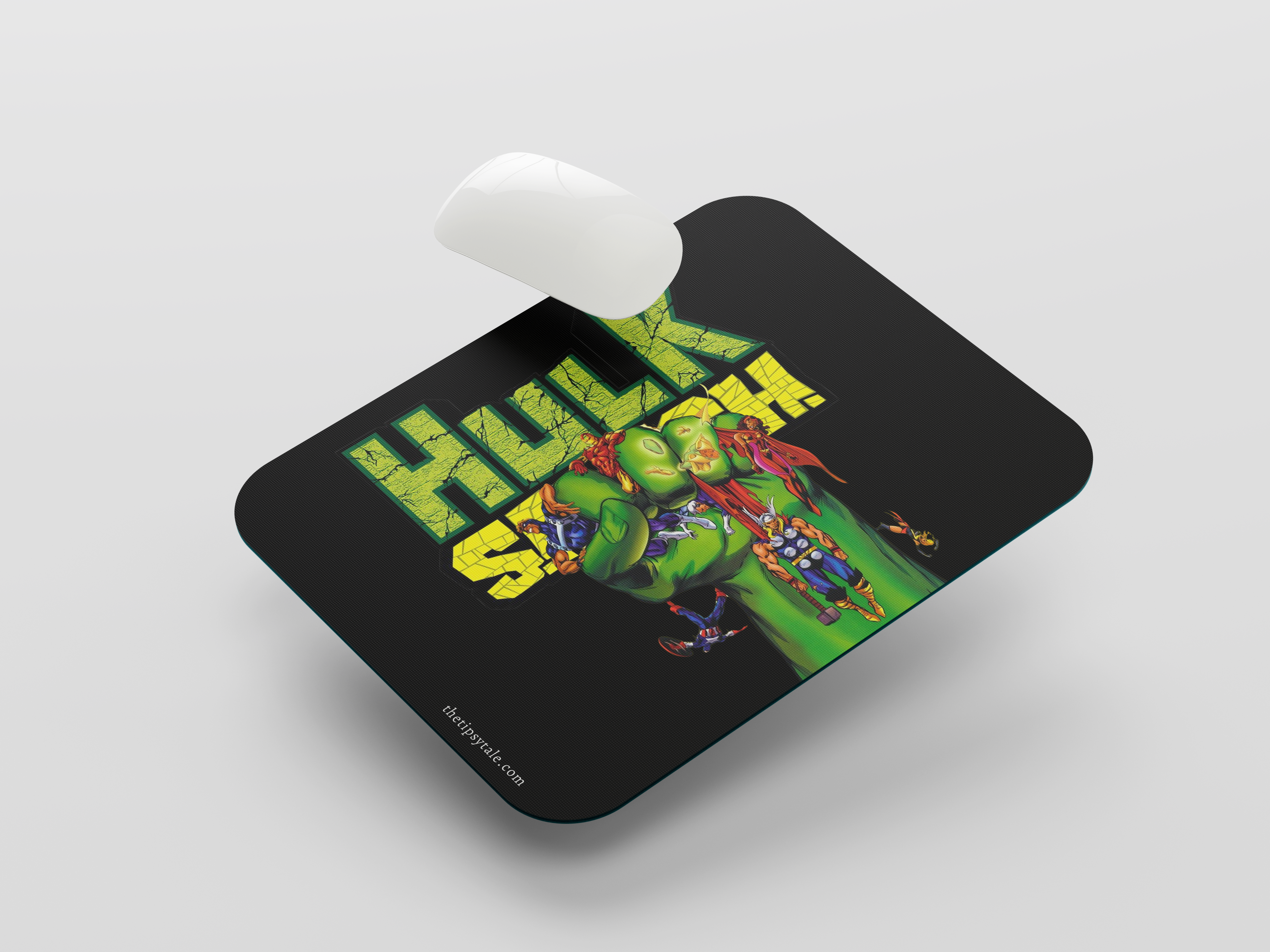 "GREEN HULK SMASH:MOVIE" Mousepad Enhance Your Workspace with Style