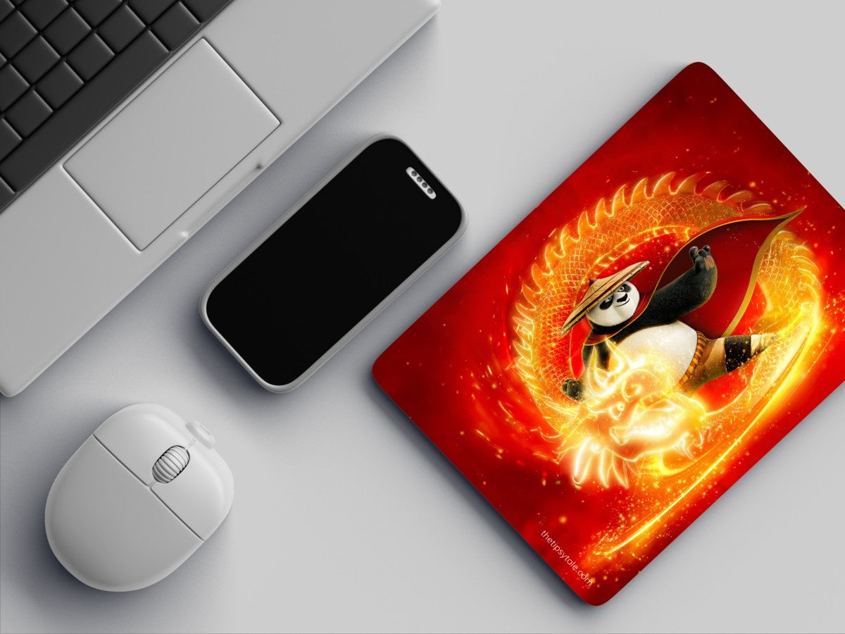 "KUNG FU PANDA 4" Mousepad: Enhance Your Workspace with Style
