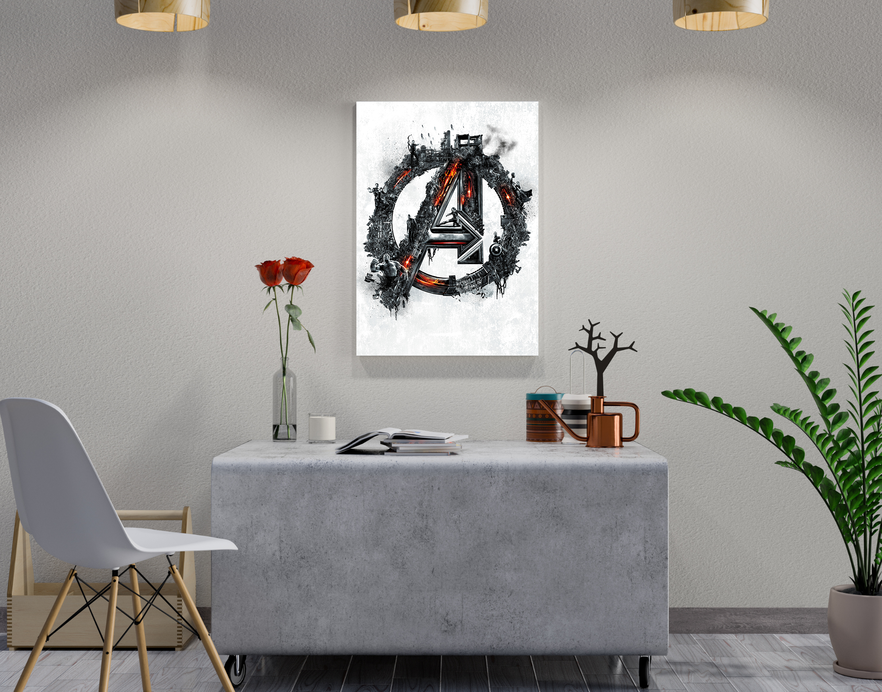 "AVENGERS 2 - AGE OF ULTRON" -Shiny & Sturdy Metallic Poster Art That Pops & Sticks