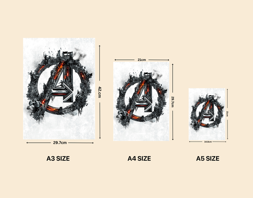 "AVENGERS 2 - AGE OF ULTRON" -Shiny & Sturdy Metallic Poster Art That Pops & Sticks