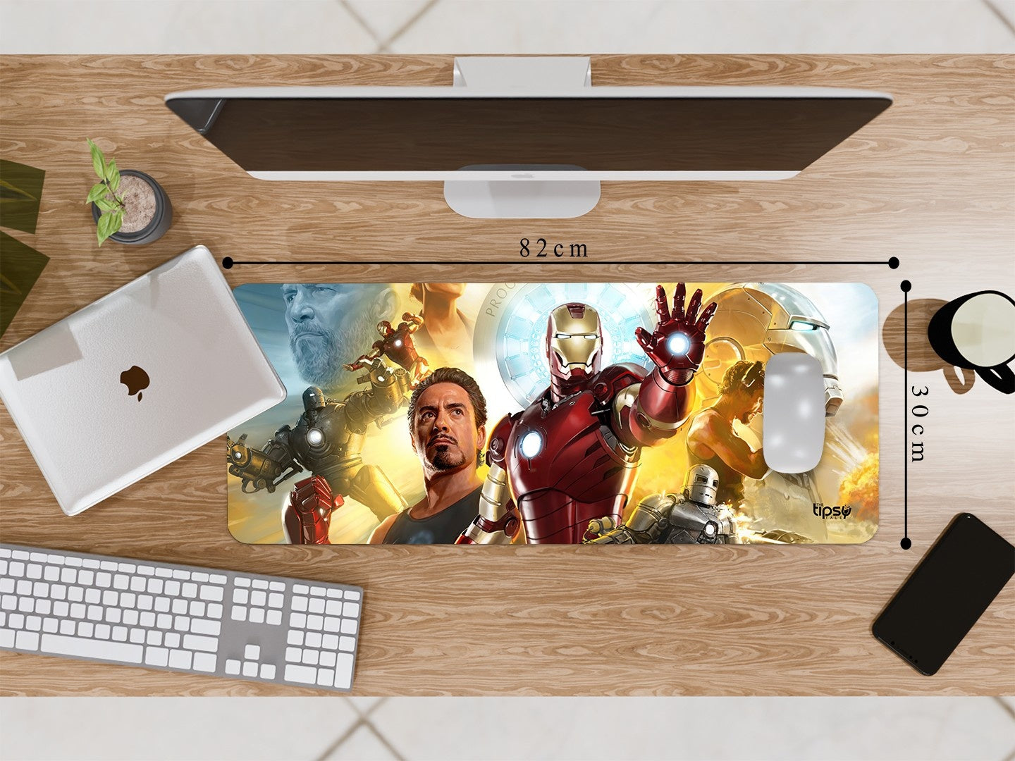 "IRON MAN TRIBUTE - MARVEL" Gaming Mousepad Elevate Your Gaming Experience