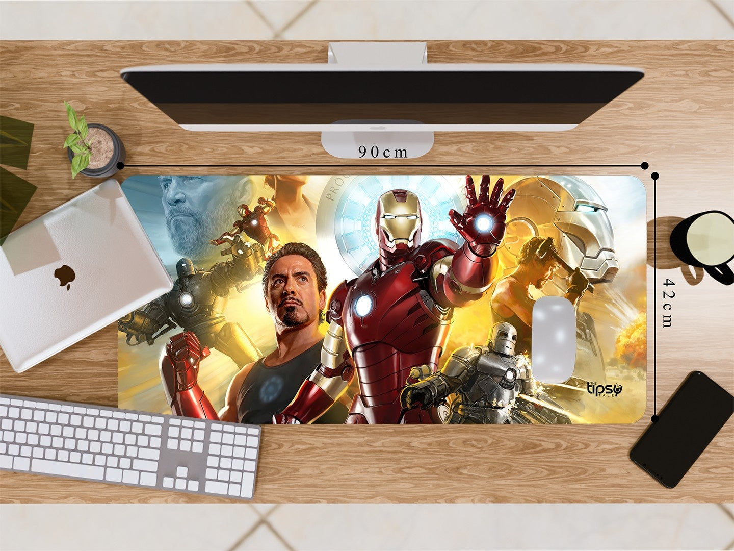 "IRON MAN TRIBUTE - MARVEL" Gaming Mousepad Elevate Your Gaming Experience