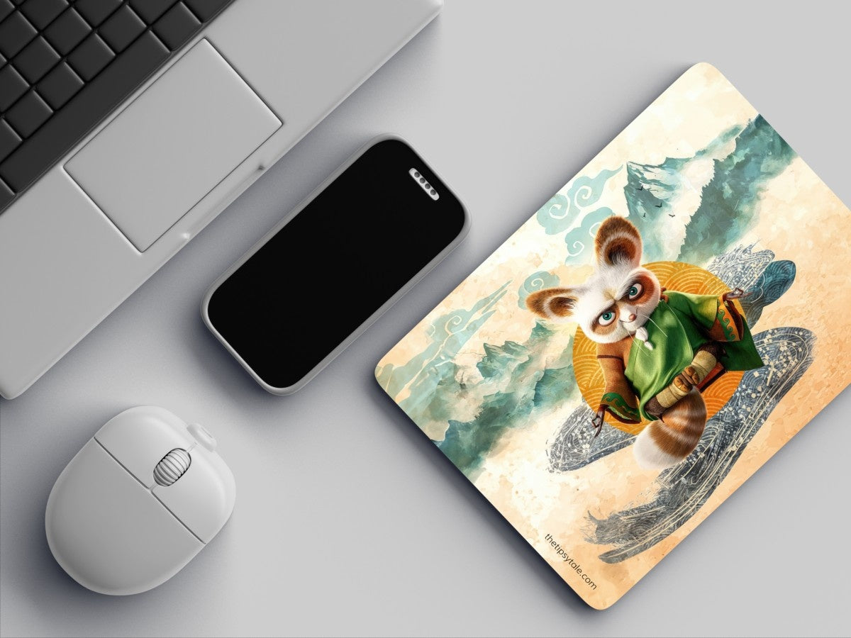 "MASTER SHIFU KUNG FU PANDA" Mousepad: Enhance Your Workspace with Style