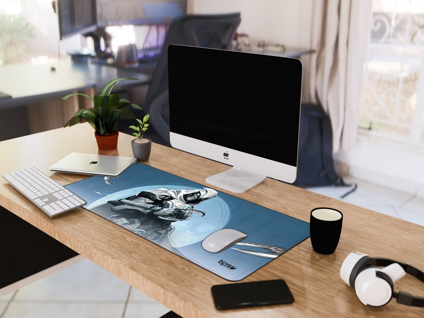 "MOON KNIGHT - DUALIST" Gaming Mousepad Elevate Your Gaming Experience