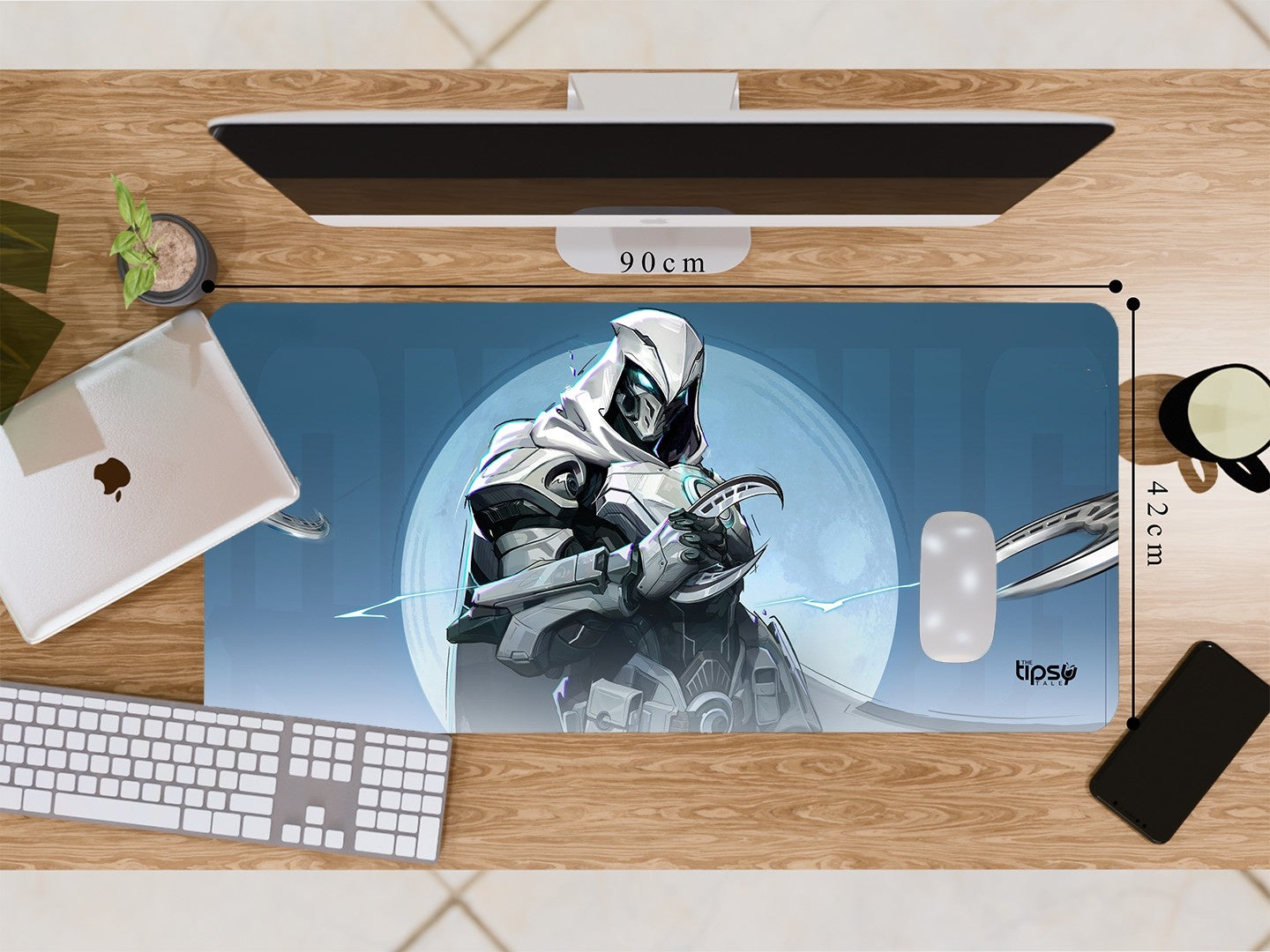 "MOON KNIGHT - DUALIST" Gaming Mousepad Elevate Your Gaming Experience