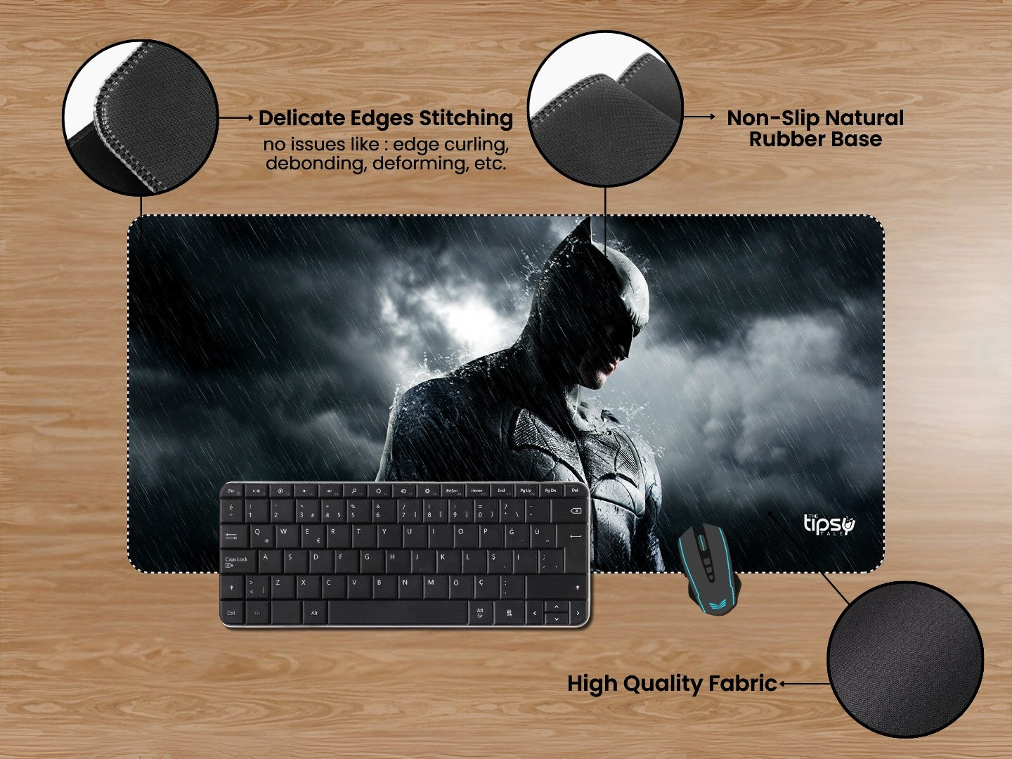"BATMAN DC SUPERHEROS - WB" Gaming Mousepad Elevate Your Gaming Experience